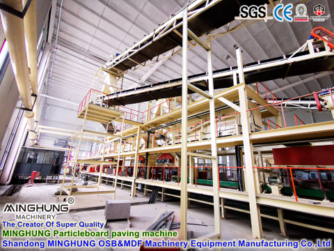 Perfect Performance Chipper/Dryer/Gluing Mixer: MDF / OSB / Particleboard Production Line Machine