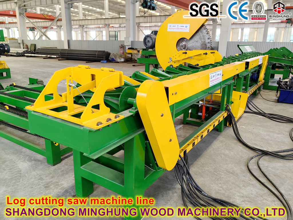 Log cutting machine
