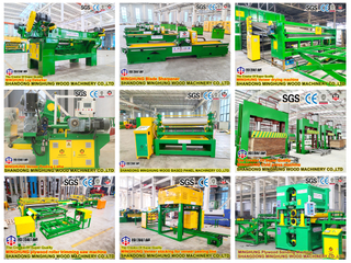 Recycled Wood High-Efficiency Plywood Production System