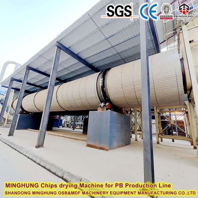MINGHUNG Chips drying Machine for PB Production Line