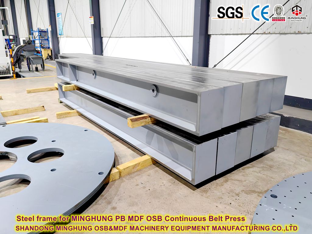 Steel frame for MINGHUNG PB MDF OSB Continuous Belt Press