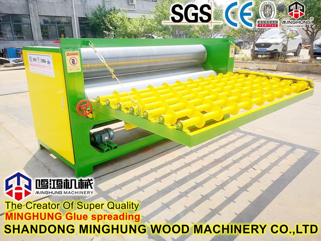 Plywood Glue Machine with Conveyor Roller