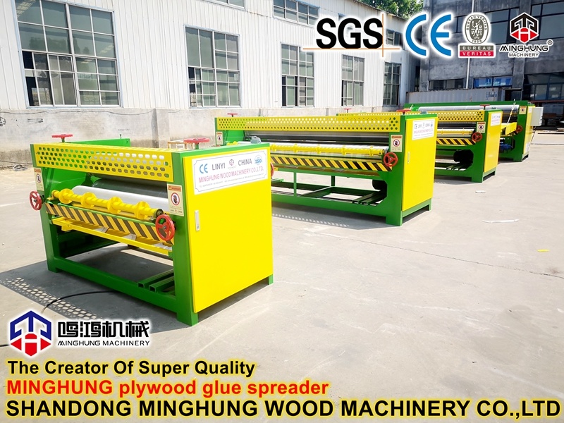 Roller Glue Spreading Machine for Woodworking