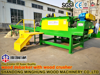 Tree Debarker Machine for Processing Red Pine Cedar Wood