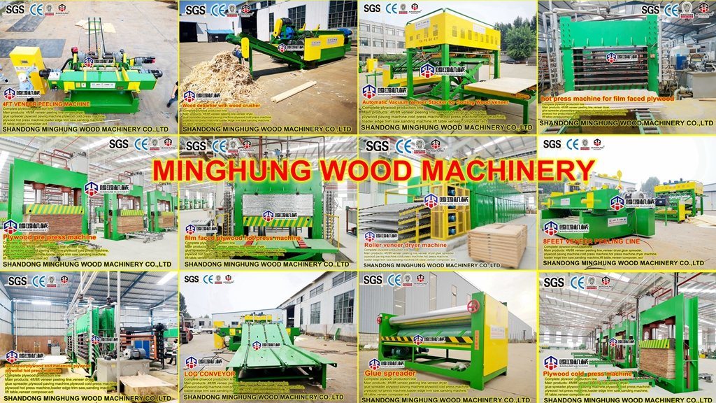 Spindleless 8feet Wood Timber Tree Log Peeling Machine for Plywood Veneer Papel Furniture Production