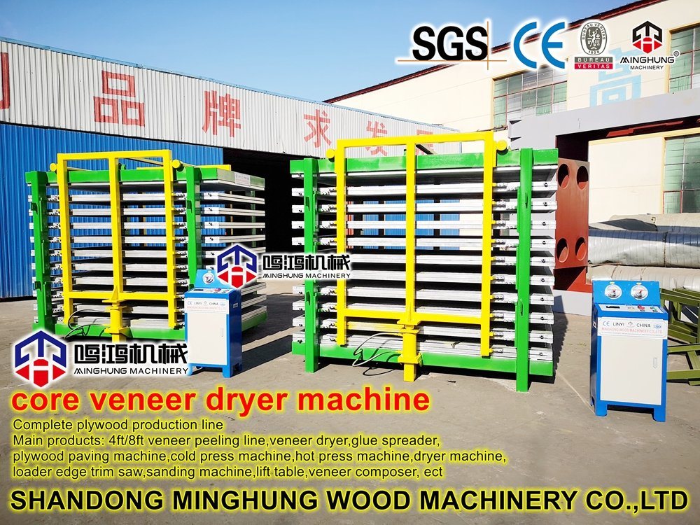 Hot Press Veneer Machine for Drying Wood Veneer