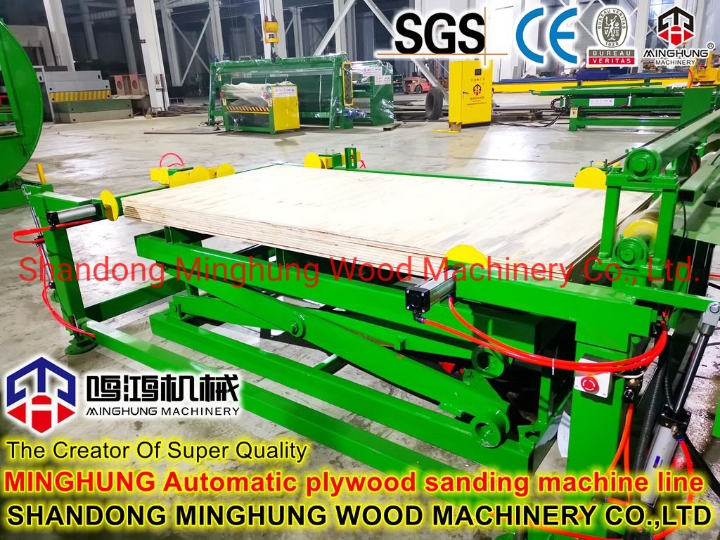 Wide Belt Woodworking Sanding Machine with Automatic Infeeding and Stacking