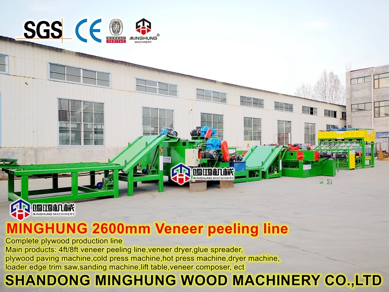 2700mm Wood Log Peeler for Making Plywood Veneer