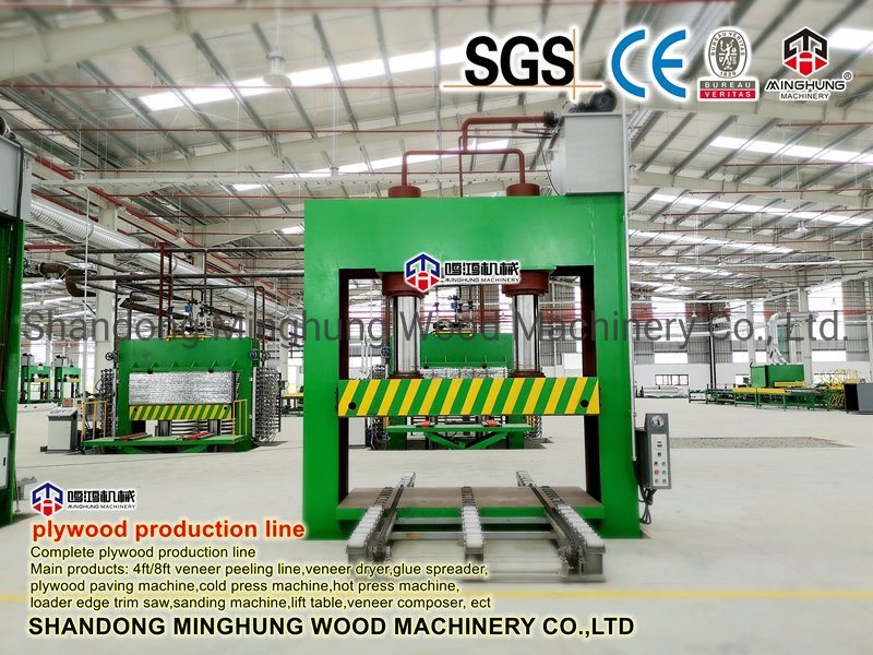 Hydraulic 500t Pressure Press Machine for Making Construction Plywood