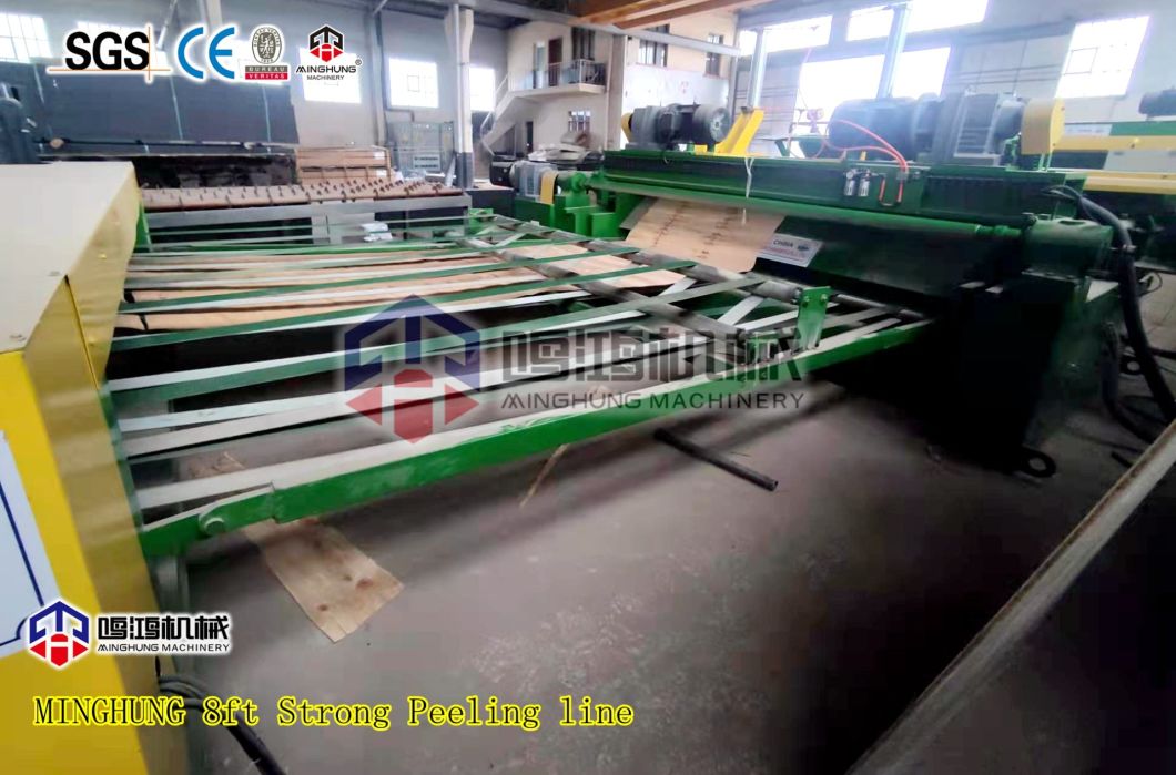 Plywood Veneer Peeling Production Line for Core Sheets Production
