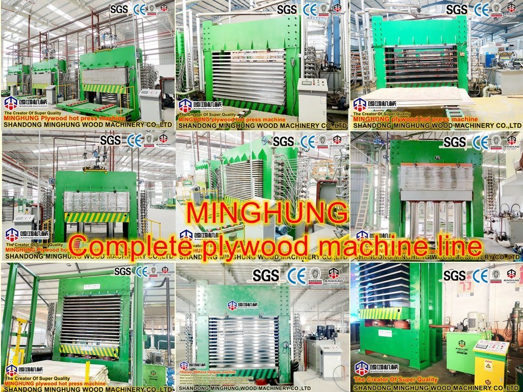 Woodworking Machine Face Veneer Hot Press Machine for Plywood Machine