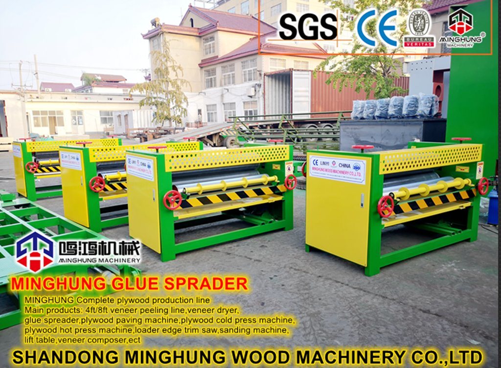 2022 New Double Sides Plywood Glue Spreader Machine