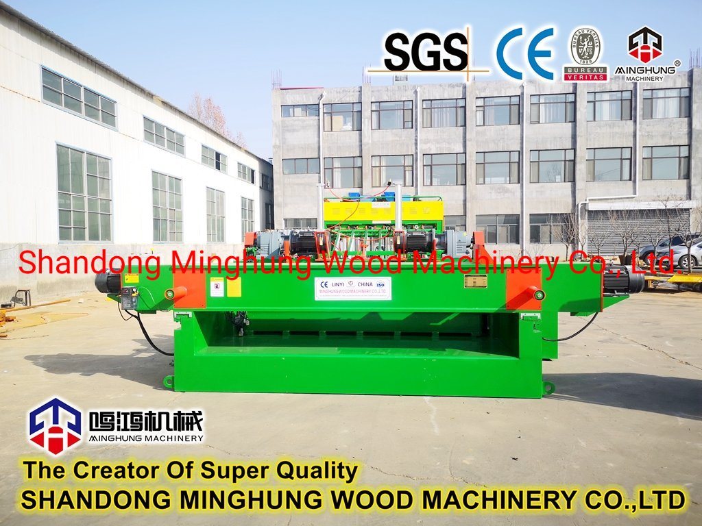 Rotary Slicing Machine for Thin Sheets of Wood