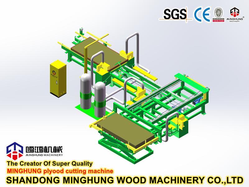 Saw Machine for Trimming Cutting Plywood
