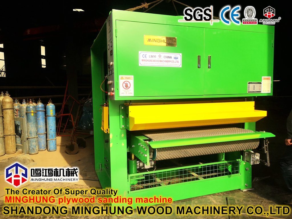 Woodworking Plywood Machinery for Calibrating and Polishing Plywood Board
