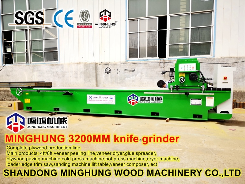 Magnetic Knife Grinding Machine in Wood Veneer Factory