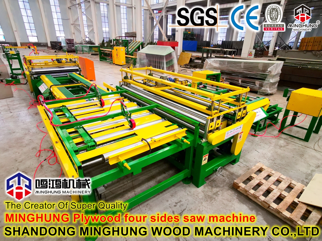 Plywood four sides saw machine