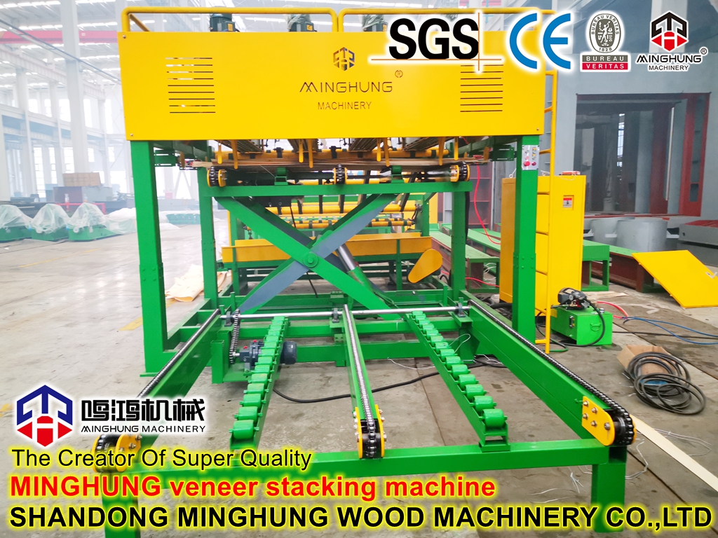 MINGHUNG 8FEET VENEER STACKING