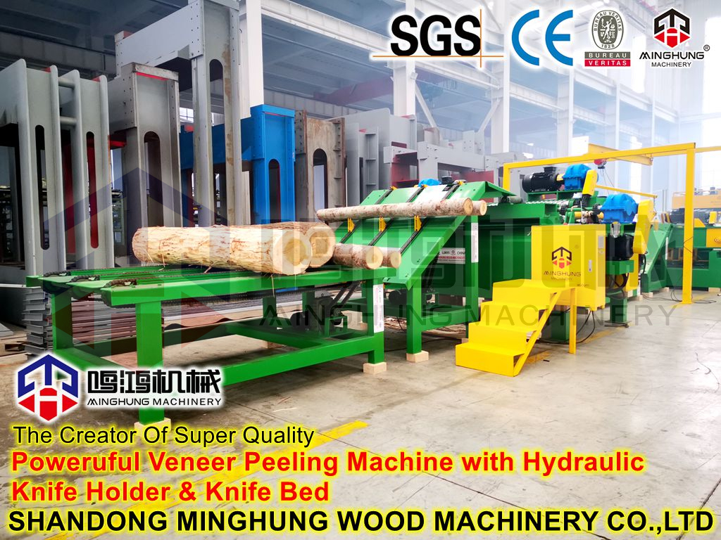 Strong Veneer Peeling Machine for Hardwood