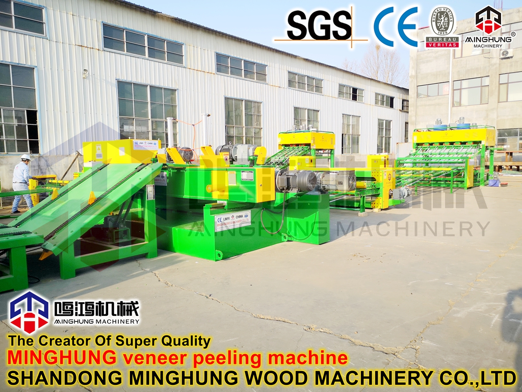 China Wood Rolling Peeling Lathe for Plywood Mill