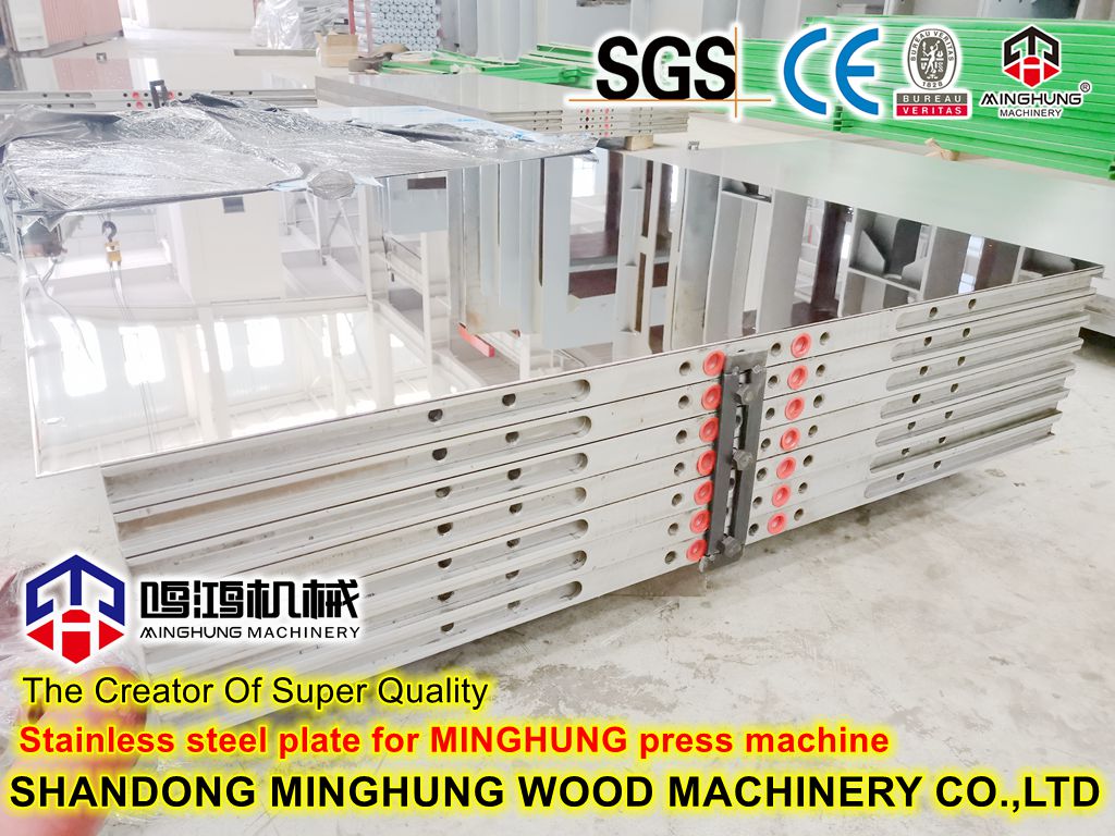 glossy stainless steel plate