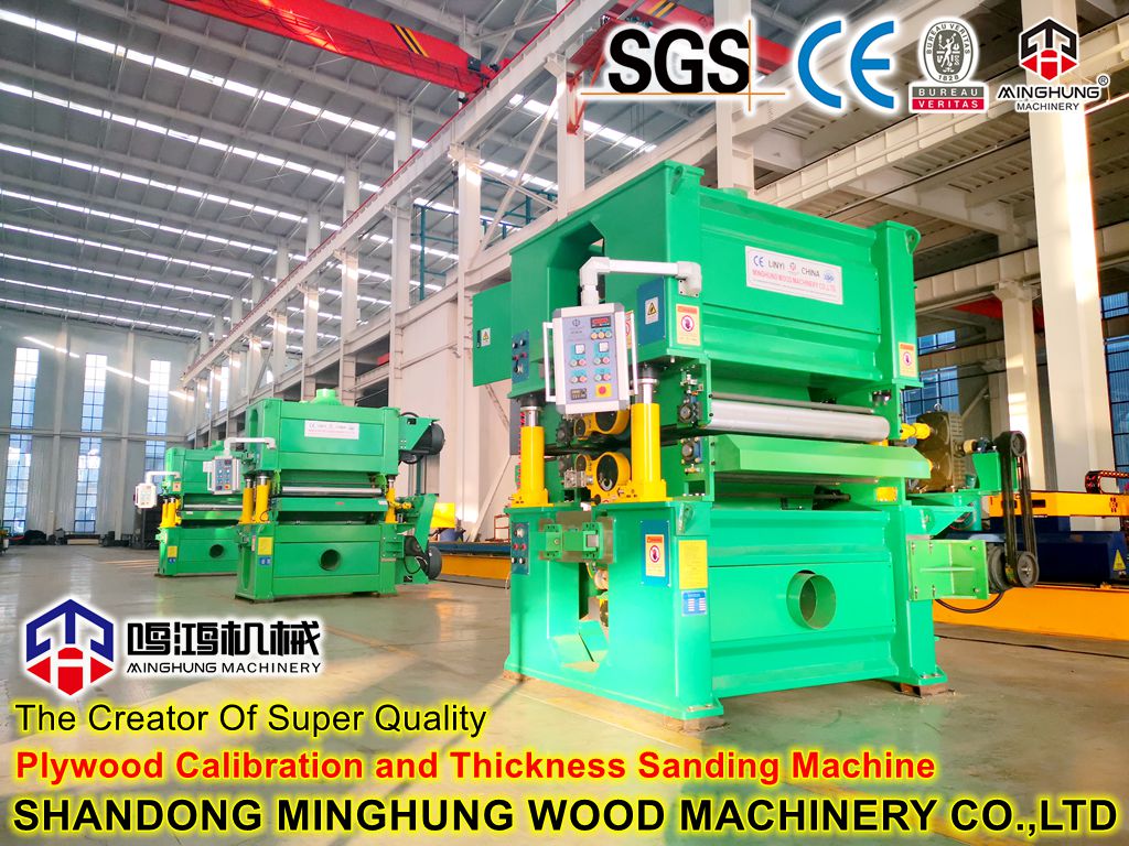 Sanding Machine for Plywood Calibration