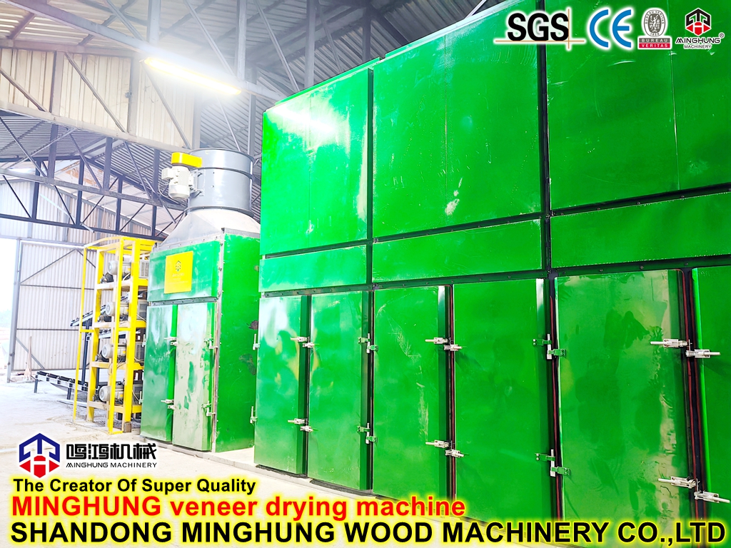 Машина для сушки шпона 