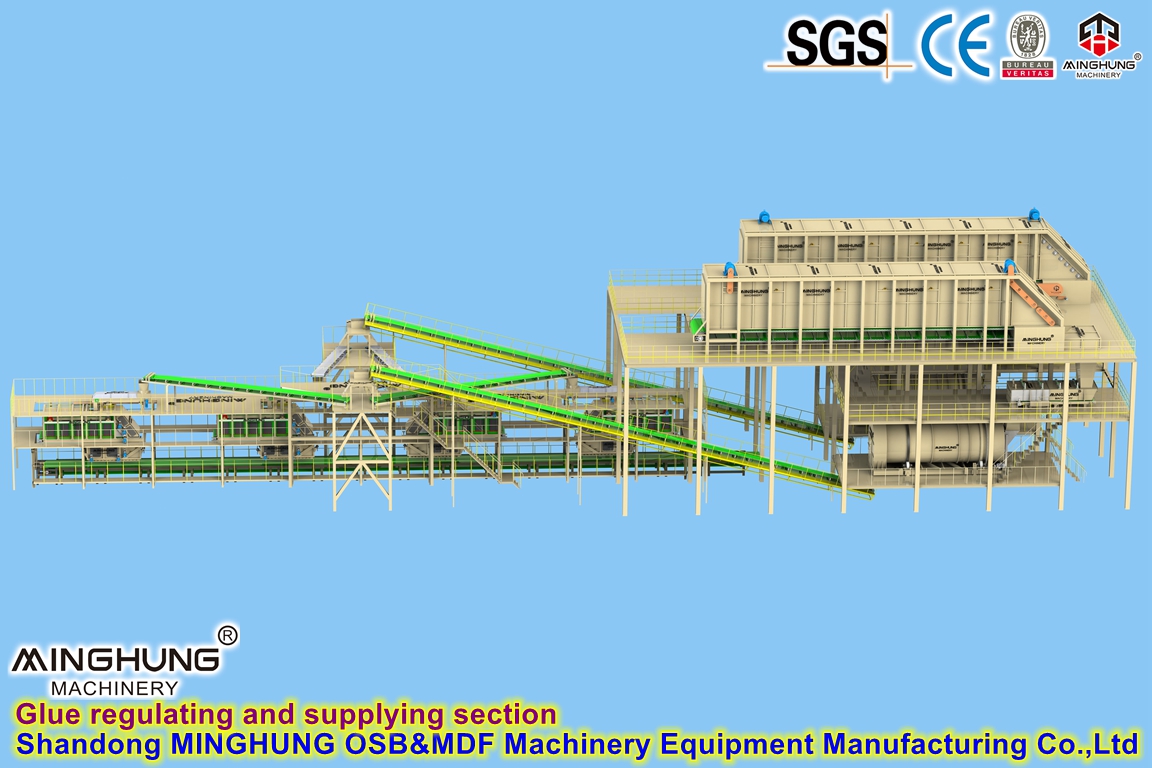 MINGHUNG OSB glue regulating and supplying section