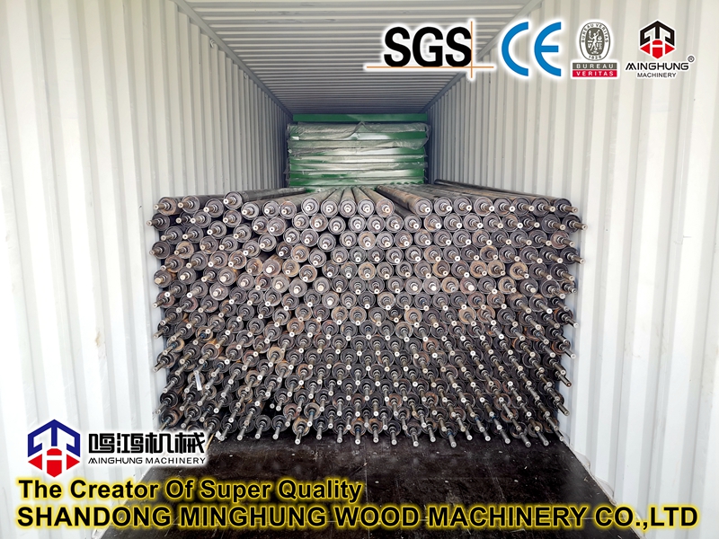 MINGHUNG veneer roller dryer loading
