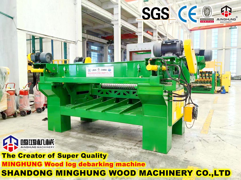 minghung heavy log debarker