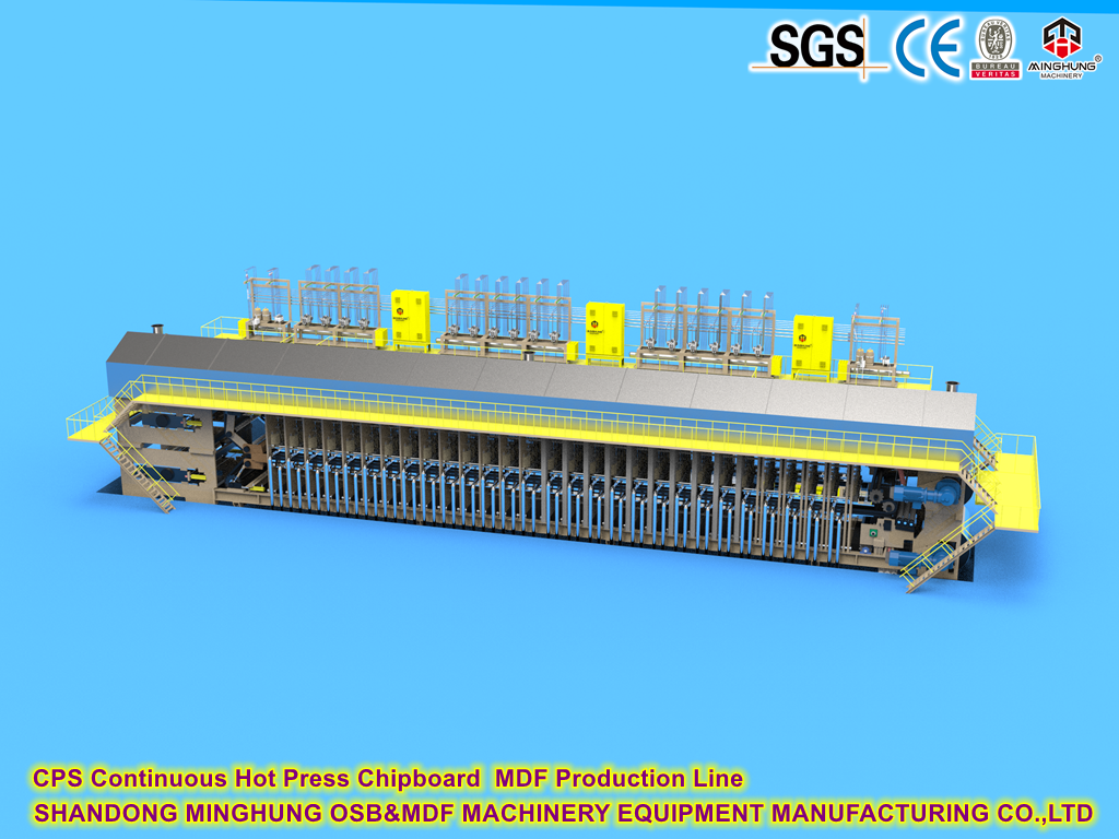 CPS Continuous Hot Press Particleboard Production Line