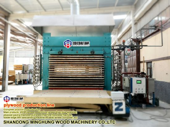 Good Performance Hot Press Machine for Laminating Melamine Plywood