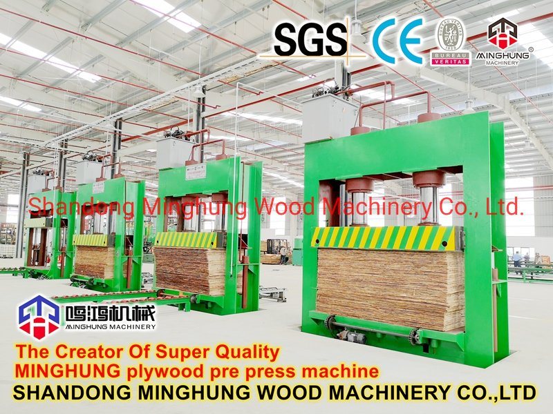 Monoblok Hydraulic Veneer Cold Press Machine for Plywood