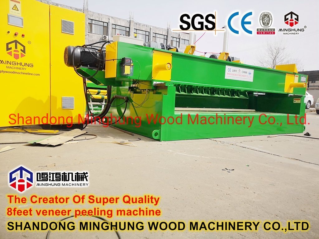 Veneer Peeling Line Wood Working Veneer Lathe