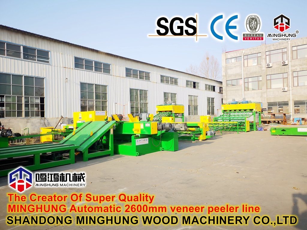 Rotary Core Veneer Slicing Cutting Peeling Machine for Peeling Wood Core
