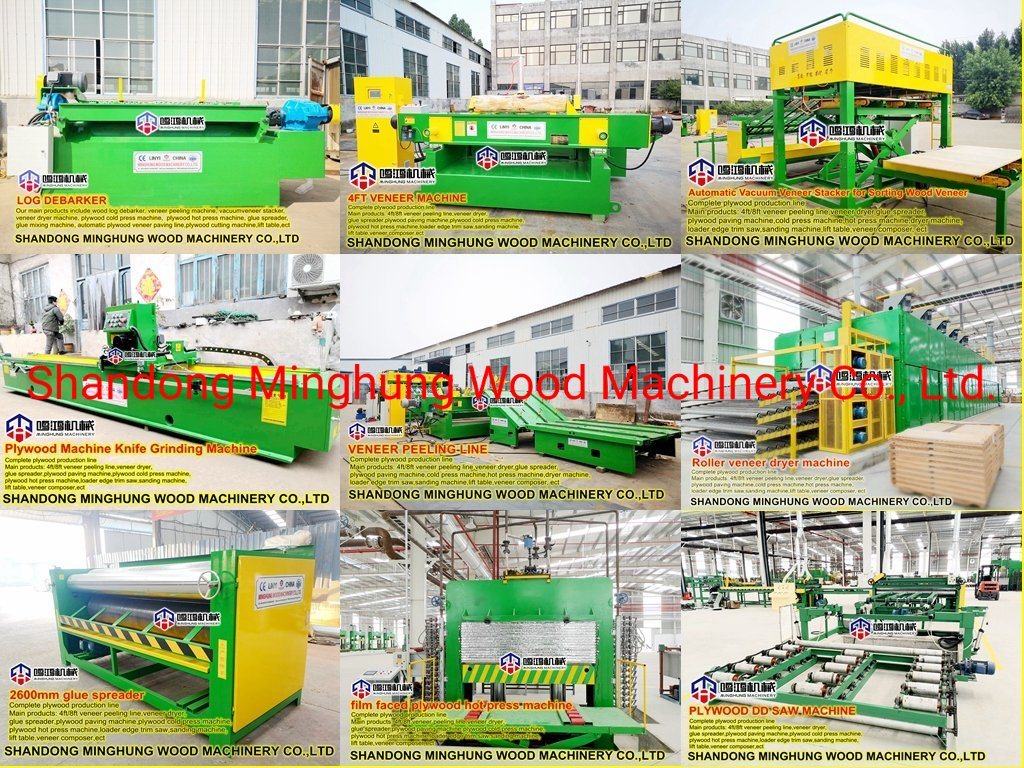 Rubber Roller Plywood Glue Spreader Machine
