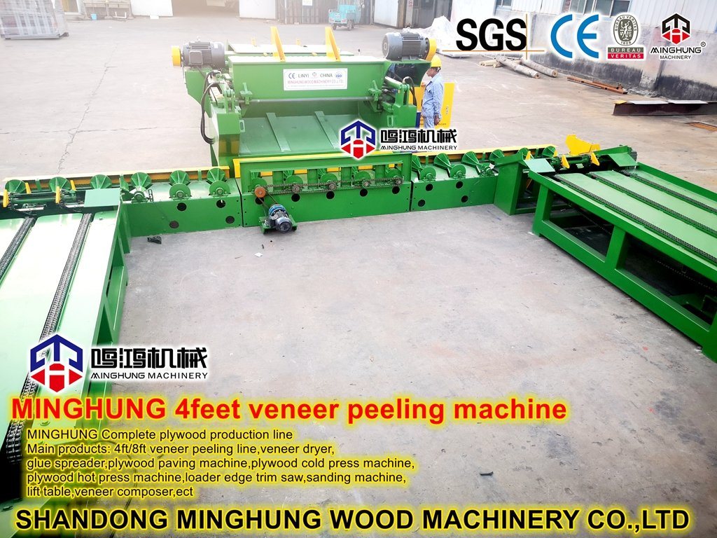 Wood Veneer Machine for Peeling off The Bark Skin