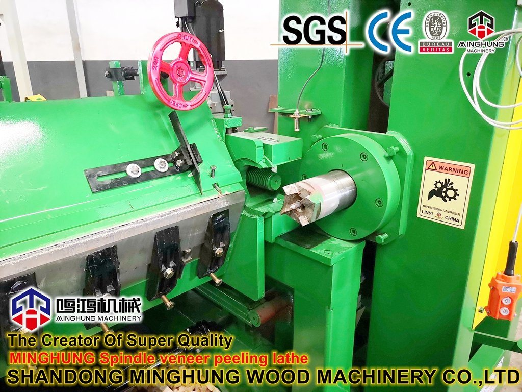 Double Spindle Peeling Machine for Plywood Veneer Production