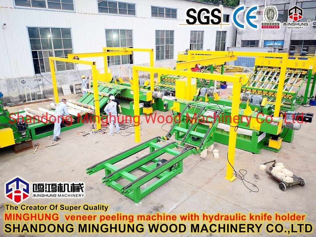 2700mm Rotary Peeling Machine with Hydraulic System for Hardwood Beech