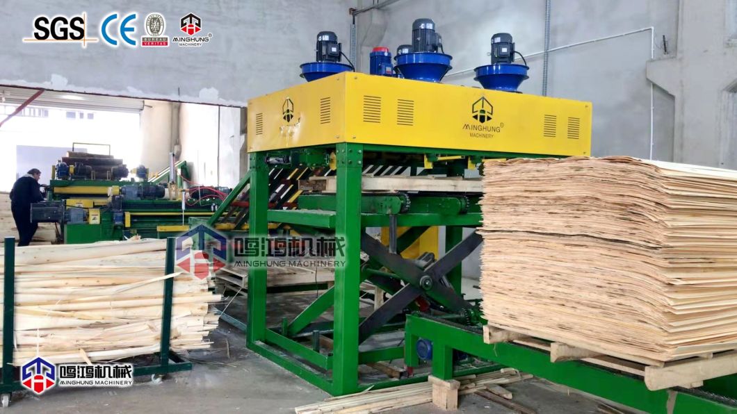 Veneer Stacker with Hydraulic Lift Table