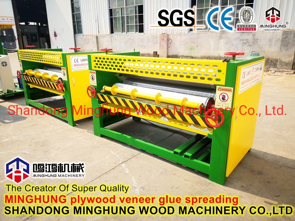 Woodworking Roller Glue Spreader Spreading Machine