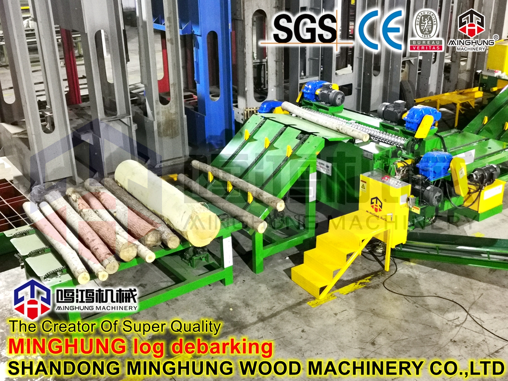 MINGHUNG Log debarking machine