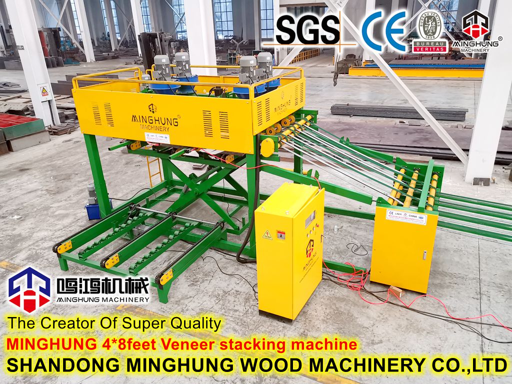MINGHUNG 48feet veneer stacking