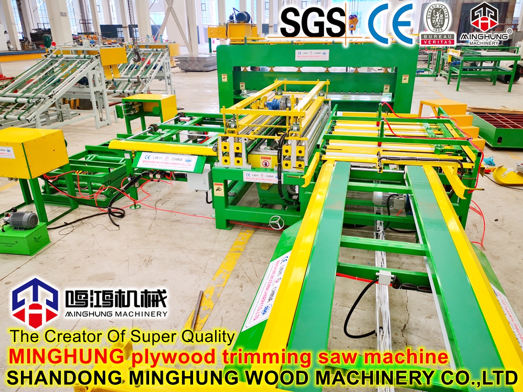 OSB MDF particlebboard plywood Trimming Saw Four Side Cutter Sizing Machine Plywood Machinery Dd Saw Wood Edge Trimming Saw