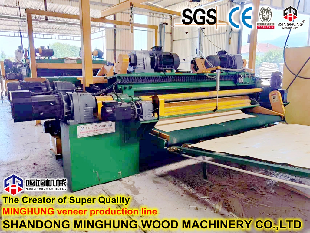 veneer production line