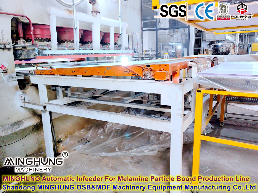 Auto Infeeder For Melamine Particle Board Production Line
