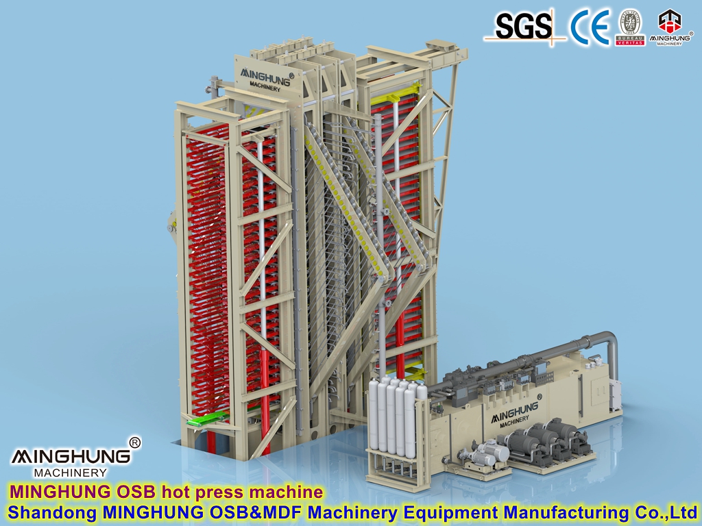 MINGHUNG OSB hot press machine