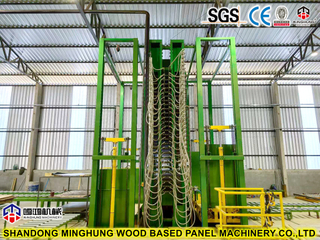 Fully Automatic Plywood Production Line with Hydraulic Double Spindle Veneer Lathe
