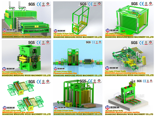 Energy-Saving Plywood Production Line for Construction Formwork 