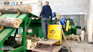 Russian Birch Peeling Machine for Plywood Veneer